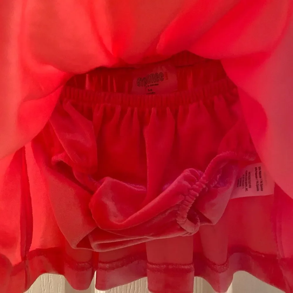 Gymboree Baby Girls Pink Velvet Skirt Size 3-6 Months NWT